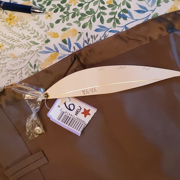 Sz 6 - Ya Ya designer capri dress pant culottes Brand New with Tags Dutch Brand - Picture 7 of 11